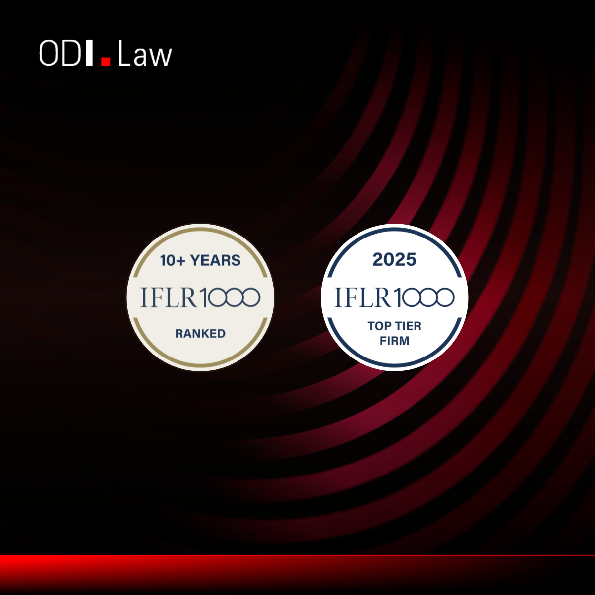 ODI Law Achieves Record Recognition in IFLR1000 2025 Rankings